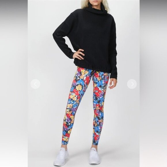 Beach Riot Piper Leggings Buttercup Floral Soft Smooth size S - Picture 2 of 9